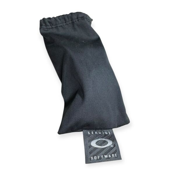 Oakley Zero Sunglasses Black Chrome Retro Shades Gray Lenses Rimless Rare - Picture 6 of 9